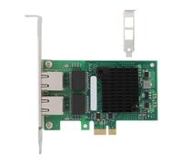 Carte réseau PCIE Double Port I350T2M, Adaptateur de Serveur Ethernet Gigabit, pour processeur à Puce I350AM2, Carte LAN RJ45 10/100/1000 Mbps avec déflecteur Demi-Hauteur, Plug