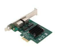 Carte Réseau PCIe Gigabit à Deux Ports Adaptateur PCI Express Gigabit Ethernet, PCIe 2.1 1x, BCM5720, 10/100/1000 Mbps, pour Windows 10/8/ 8.1/7/ Vista, Linux