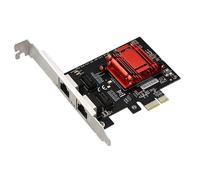 Carte réseau Pcie Gigabit à double Port, adaptateur Ethernet 1000M PCI Express pour Windows/Windows Server/Linux/Freebsd /DOS