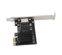 Carte Réseau PCIe Gigabit, Adaptateur Ethernet PCI Express RTL8125B 2.5G RJ45, avec Indicateurs LED, pour Win 7 8 10 11