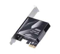 Carte Réseau PCIe MSI HERALD BE9400 WiFi 7 Bluetooth PCIe x1/x4 Pleine hauteur Noir métallisé