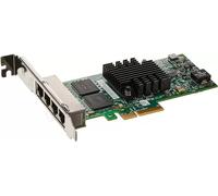 INTEL Carte Gigabit Ethernet pour Server I350-T4 - PCI Express 2.1 x4 - 4 Ports - 4 x Réseau (RJ-45) - Paire torsadée