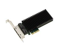 KALEA-INFORMATIQUE Carte PCIe 4 Ports RJ45 Gigabit Intel I210AT | Carte réseau PCIe quatre ports RJ45 Gigabit Ethernet avec chipset Intel I210AT, compatible PXE et Wake-on-LAN.