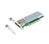 Carte réseau PIC-E 100 Go avec contrôleur Intel E810-CAM2, double ports QSFP28, PCIe X16, adaptateur Ethernet LAN avec profil bas pour Windows/Windows Server/Linux, comparé à Intel E810-CQDA2