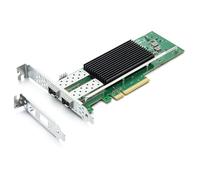 Carte réseau PIC-E 25G avec puce Intel E810- XXVAM2, double port SFP28, PCI Express X8, adaptateur Ethernet LAN avec profil bas pour Windows/Windows Server/Linux