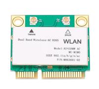 Carte Réseau sans Fil 2.4G / 5Ghz Mini PCI-E 802.11ac 867Mbps 4.2 Adaptateur Réseau WiFi, pour ASUS/pour Acer/pour Dell/pour /pour Toshiba/pour Ordinateur Portable