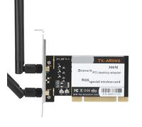 Carte réseau sans fil AR9220 300M PCI Desktop Computer Dual Band 2.4/5GHz WiFi Adapter