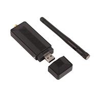 Carte Réseau sans Fil avec Chipset AR9271, Antenne 2DBI Amovible, Adaptateur WiFi USB pour Ordinateur TV, Carte Réseau sans Fil AR9271 Noire, Matériau de Coque ABS, Accès