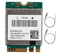 Carte réseau sans Fil, Cartes réseau internes d'ordinateur Carte sans Fil, Adaptateur WiFi Interne bibande, Adaptateur WLAN NGFF M.2 Bluetooth 4.0 802.11ac BCM94352Z(#2)