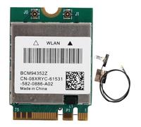 Carte reseau sans fil double bande NGFF M.2 Bluetooth 4.0 802.11ac, adaptateur Wi-Fi BCM94352Z (2 antennes internes)