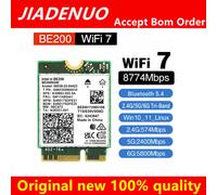 Carte réseau sans fil Intel BE200 NFA765A AX210NGW AX200NGW WIFI7 6E Gigabit 5G 6G Tri Band M2 avec carte réseau sans fil intégrée 5.4 Bluetooth AX210 8265AC