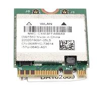 Carte Réseau Sans Fil, Ordinateurs avec Interface NGFF M.2 Double Bande 2.4 5 300 867Mbps Rate BT 4.0 Plug and PlayWireless 2.4G 5G 802.11 AC a B G N DW1560 BCM94352Z Supporte
