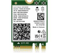 Carte réseau sans Fil Wi-FI 6E Intel AX210NGW,Bluetooth 5.3 tribande 5400Mbit/s,M.2/NGFF,Compatible avec Windows 10/11 (64 Bits)