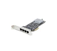 Carte Réseau StarTech.com PCIe 2.5GbE 4 Ports Intel I225-V, PCI Express 2.0, 2.5/1Gbps & 100/10Mbps, Wake-on-LAN, VLAN, Jumbo Frame 9K, Windows/Linux