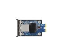 Carte réseau Synology E10G22-T1-Mini PCIe 3.0 x2, 1 port 10GbE RJ-45, standards IEEE 802.3ab/an/bz/u/x, jumbo frames 9000, pour serveurs Synology RS422+/DS1522+