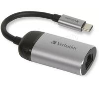Verbatim USB-C® Adaptateur [1x USB-C® mâle - 1x RJ45 femelle] 49146 0.10 m