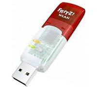 Carte Réseau Wifi Fritz! N300 5 GHz 300 Mbps USB Transparent Rouge G
