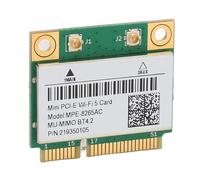 Carte Réseau WiFi Mini PCIE, Adaptateur WiFi 1200 MBPS, Module sans Fil Double Bande 8265AC, Carte Réseau Bluetooth 4.2 802.11ac pour 10 8.1 8 7