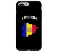 Carte rétro Andorre Drapeau d'Andorre Vieilli Coque pour iPhone 7 Plus/8 Plus
