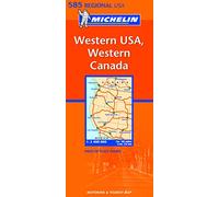 Carte RGIONAL Western USA, Western Canada