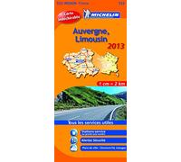 CARTE ROUTIERE 522 AUVERGNE LIMOUSIN HR 2013