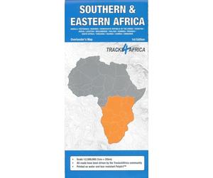 Carte routière - Afrique Australe et Orientale | Tracks4Africa