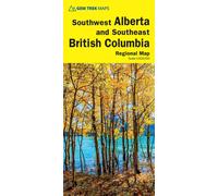 Carte routière - Alberta Sud-Ouest & Colombie Britannique Sud-Est | Gem Trek