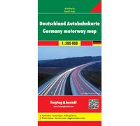 Carte routière - Allemagne (autoroutes) | Freytag & Berndt