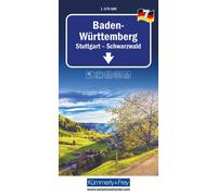 Carte routière - Allemagne n° 7 : Bade-Wurtemberg, Stuttgart, Forêt Noire | Kümmerly & Frey