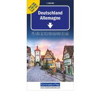 Carte routière - Allemagne Nord+Sud | Kümmerly & Frey
