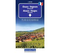 Carte routière - Alsace, Vosges, Forêt Noire | Kümmerly & Frey