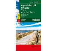 Carte routière - Argentine Sud, Uruguay | Freytag & Berndt