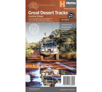 Carte routière - Australie, Great Desert Tracks Central | Hema Maps