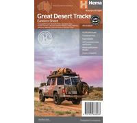 Carte routière - Australie, Great Desert Tracks Est | Hema Maps