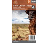 Carte routière - Australie Great Desert Tracks Ouest | Hema Maps