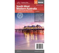 Carte routière - Australie Occidentale : Sud-Ouest | Hema Maps