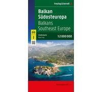 Carte routière - Balkans & Europe du sud-est | Freytag & Berndt