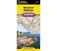 Carte routière - Balkans occidentaux | National Geographic