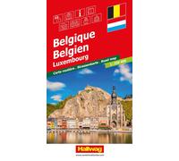 Carte routière - Belgique et Luxembourg | Hallwag