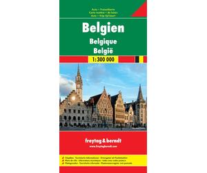 Carte routière - Belgique | Freytag & Berndt