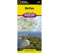 Carte routière - Belize | National Geographic