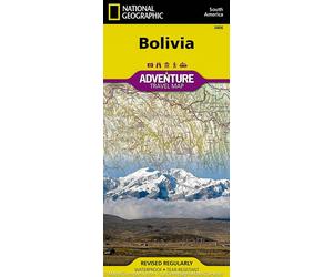 Carte routière - Bolivie | National Geographic