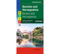Carte routière - Bosnie Herzégovine | Freytag & Berndt