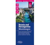 Carte routière - Bosnie-Herzégovine & Monténégro | Reise Know How