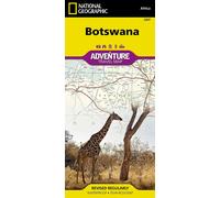 Carte routière - Botswana | National Geographic