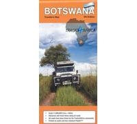 Carte routière - Botswana | Tracks4Africa