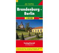 Carte routière - Brandebourg-Berlin | Freytag & Berndt