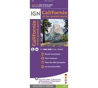 Carte routière - Californie & Grands parcs | IGN