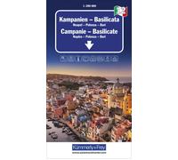 Carte routière - Campanie & Basilicate | Kümmerly & Frey