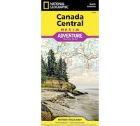 Carte routière - Canada Central | National Geographic